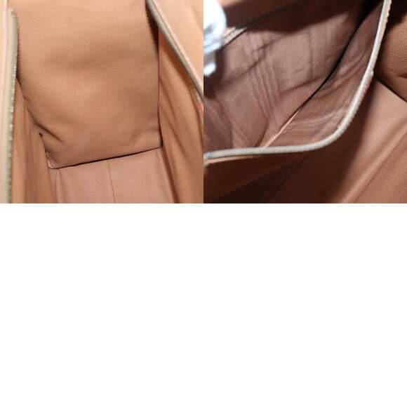 CELINE Macadam Canvas Tote Bag Pvc Beige Gold - Picture 12 of 12